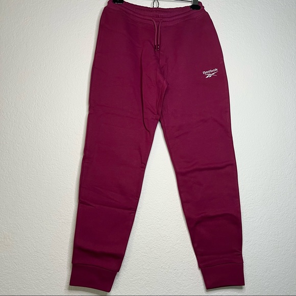 Reebok Women's Standard Fleece Joggers, Punch Berry, X-Small - Picture 2 of 9